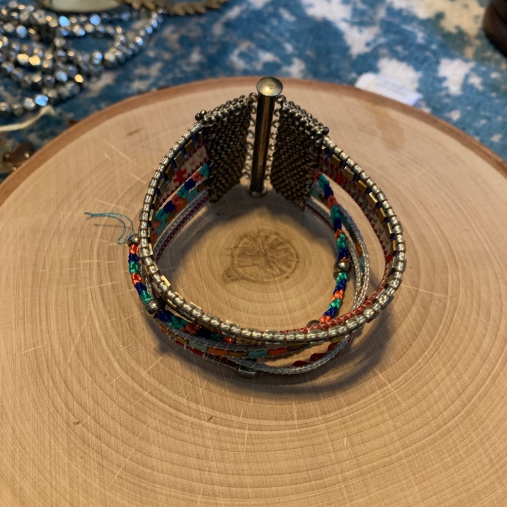 Vintage Beaded Noonday Collection Cuff